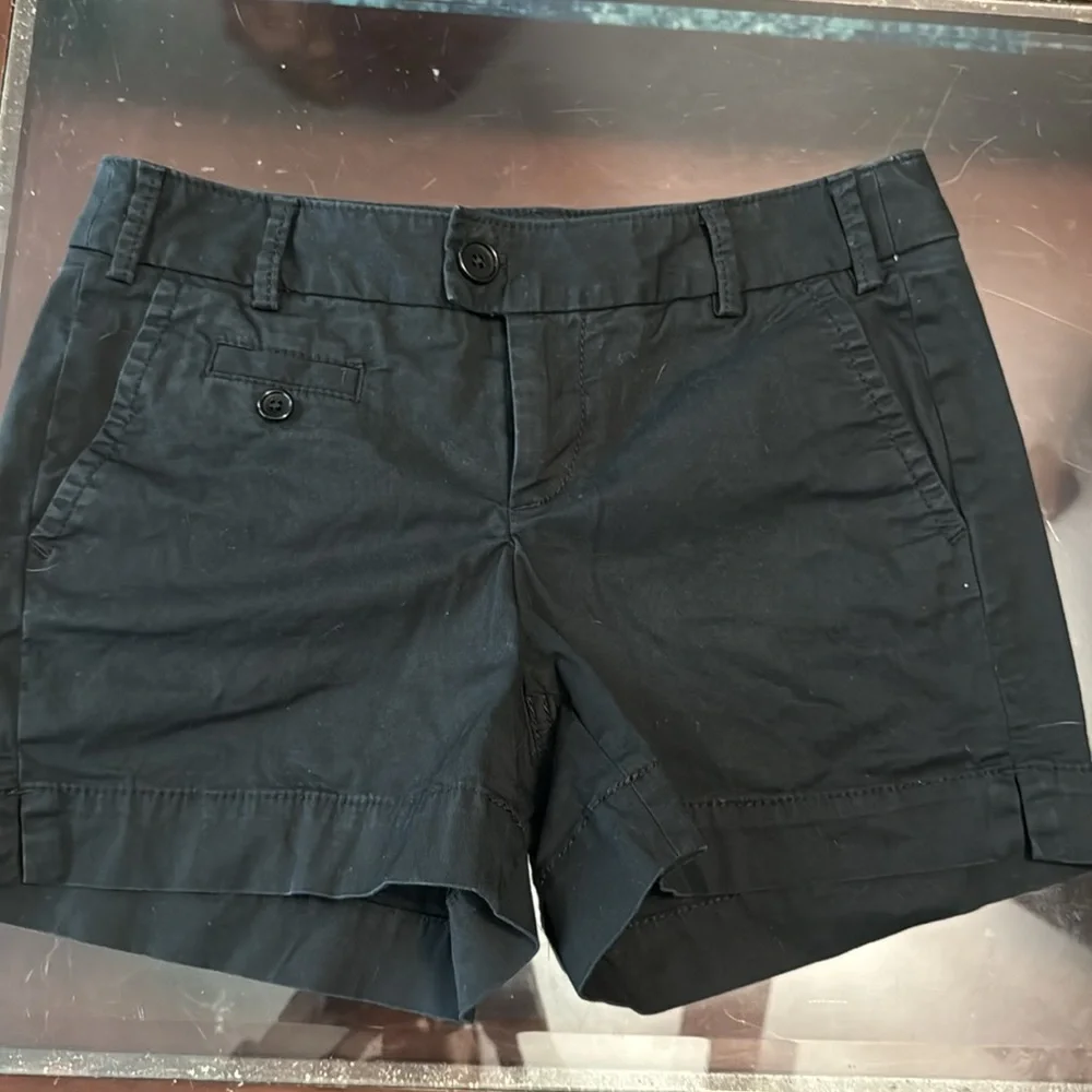 Banana Republic Black and grey Martin shorts size 0 - Picture 3 of 5